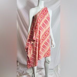 Vince Camuto One Shoulder Tribal Print Dress SM - OBO🎁